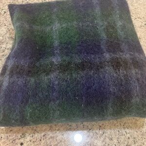Cushendale Blue Mohair Wool Blend Made in Ireland Scarf